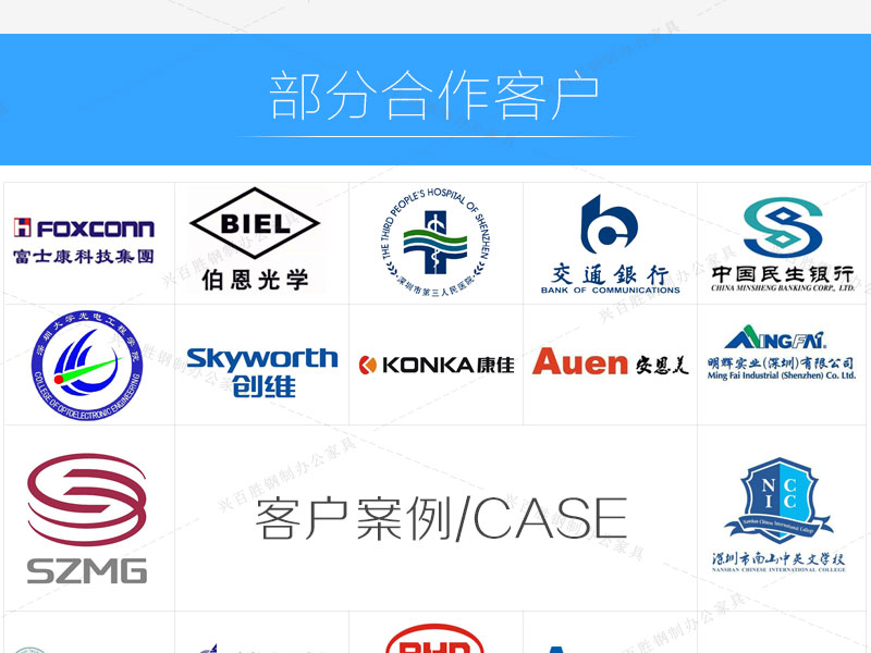 部分合作客戶展示
