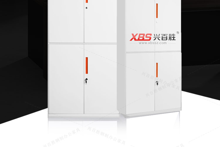 通雙節(jié)薄邊文件柜，興百勝文件柜廠家