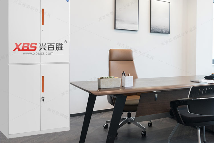 通雙節(jié)薄邊文件柜，興百勝文件柜廠家